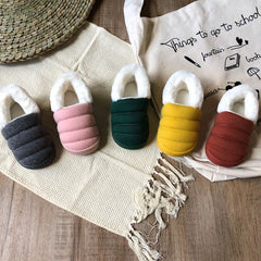 Candy Color Children Cotton Slippers