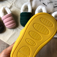 Candy Color Children Cotton Slippers