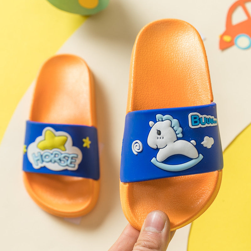 Cute Cartoon Carousel Children Slippers