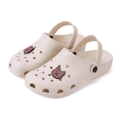 Non-slip Cute Girl's Heart Baotou Beach Sandals And Slippers