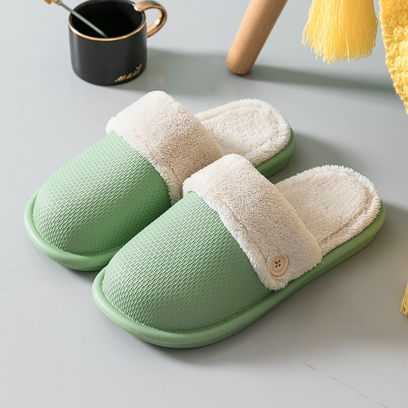 New Autumn And Winter Warm Household Non-slip Home Indoor Removable Slippers