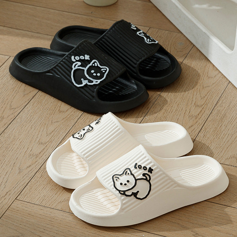 Cute Cat Non-Slip Slippers For Women