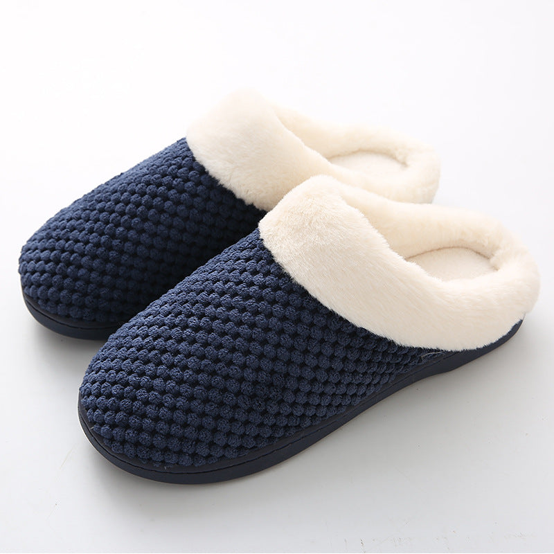 Household Warm Keeping Men's And Women's Cotton Thickened Indoor Slippers