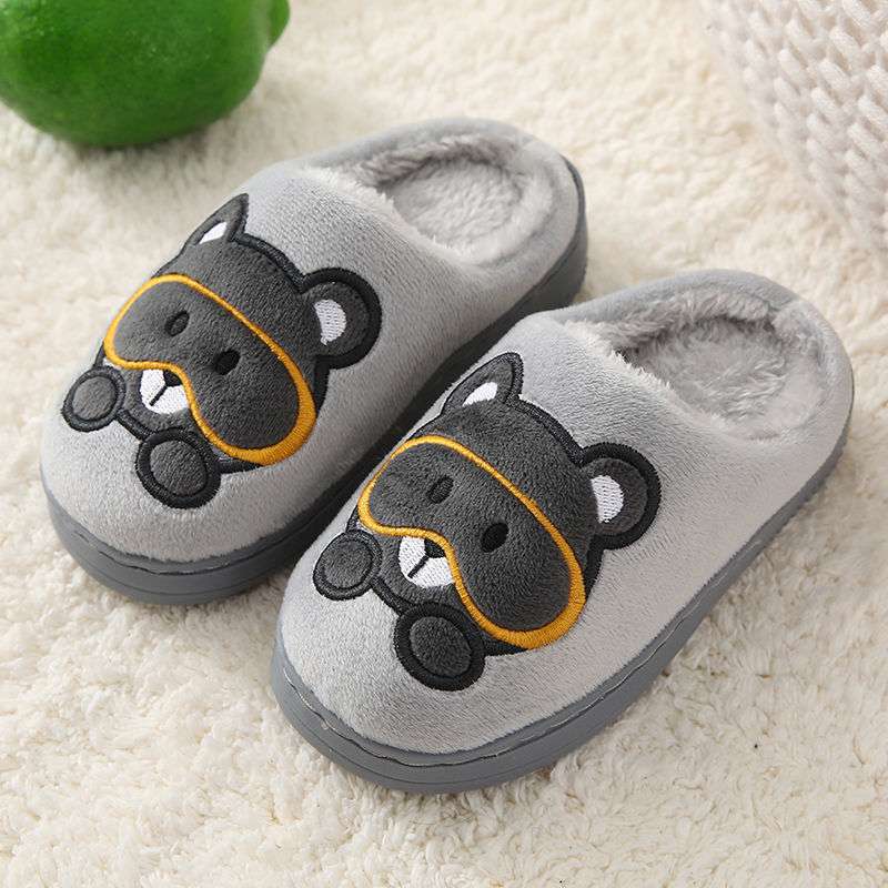 Big Kids Slippers Non-slip Thick Cute Baby Cotton Slippers