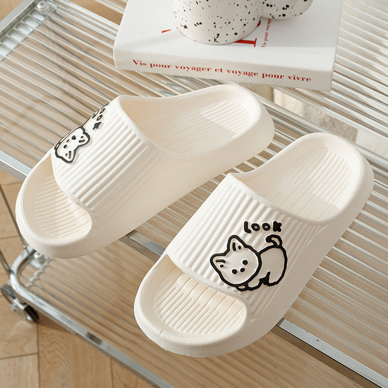 Cute Cat Non-Slip Slippers For Women