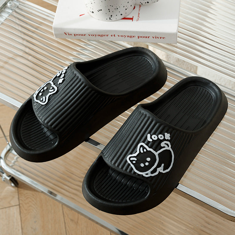 Cute Cat Non-Slip Slippers For Women