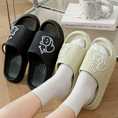 Cute Cat Non-Slip Slippers For Women