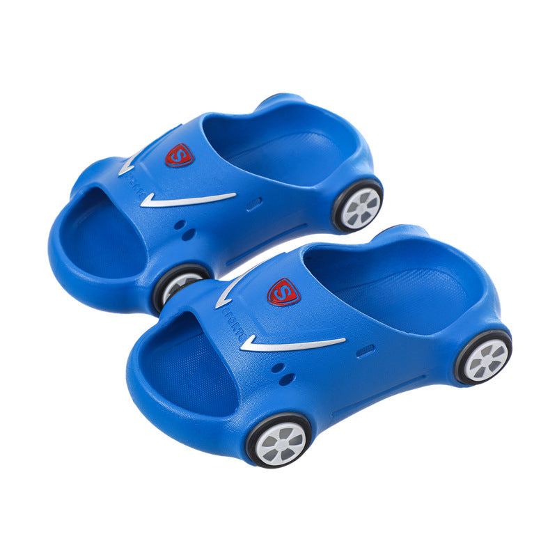 Kids Glowing Cartoon Car Sandals