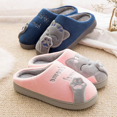 Women's Winter Home Slippers Cartoon Cat