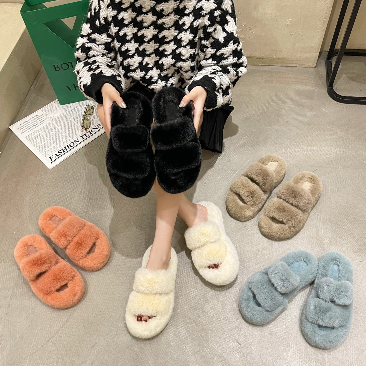 Fuzzy Slippers For Women