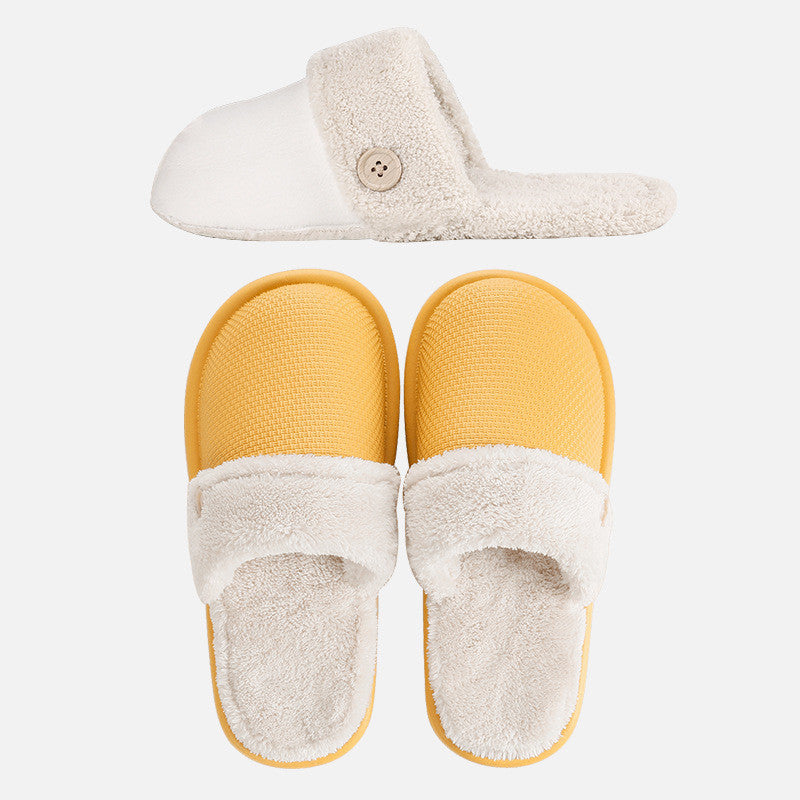 New Autumn And Winter Warm Household Non-slip Home Indoor Removable Slippers