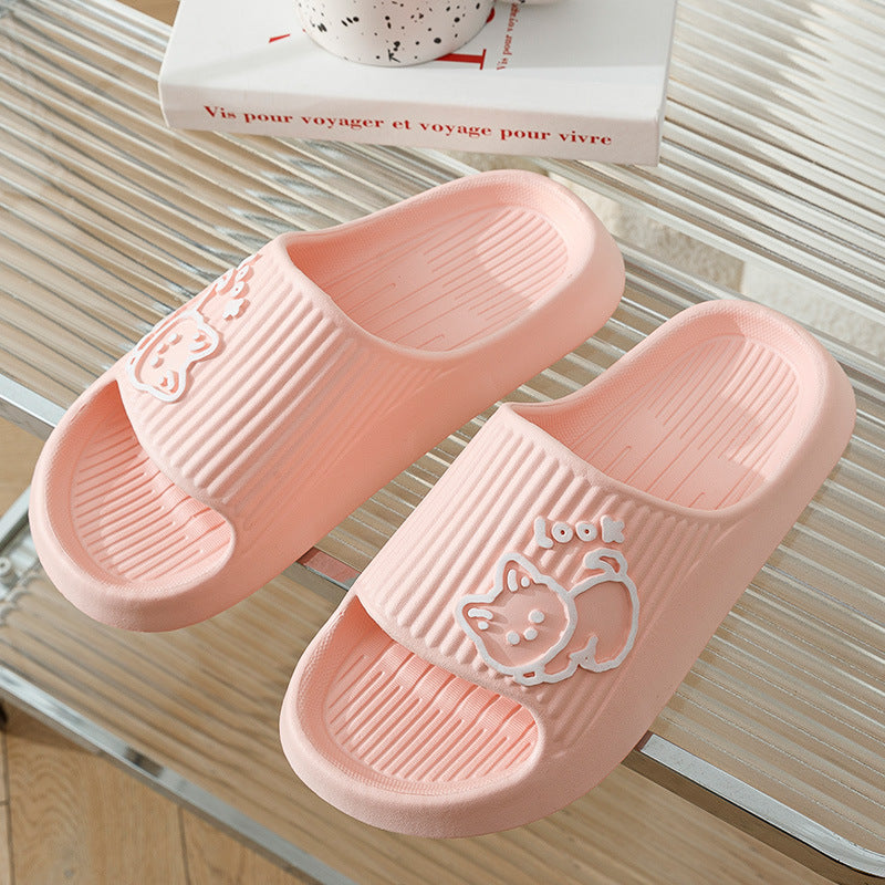 Cute Cat Non-Slip Slippers For Women