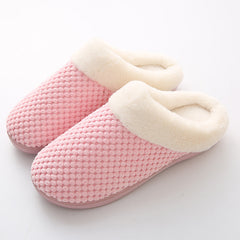 Household Warm Keeping Men's And Women's Cotton Thickened Indoor Slippers