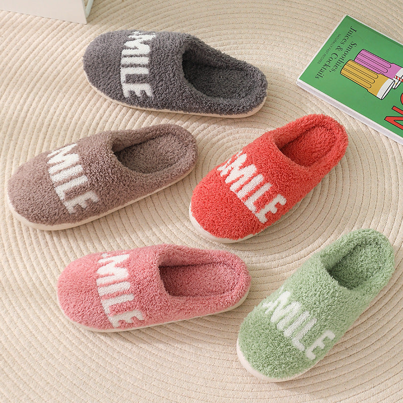 Cotton Slippers For Women's Home Autumn And Winter Indoor Warmth