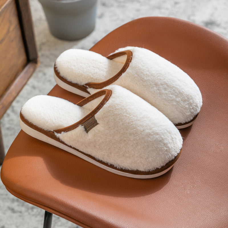 Hot Selling Plush Cute Home Warm Cotton Slippers