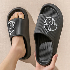 Cute Cat Non-Slip Slippers For Women